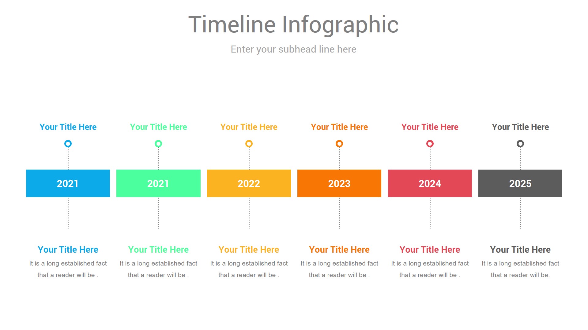 Monthly Comparison Timeline PowerPoint Infographic