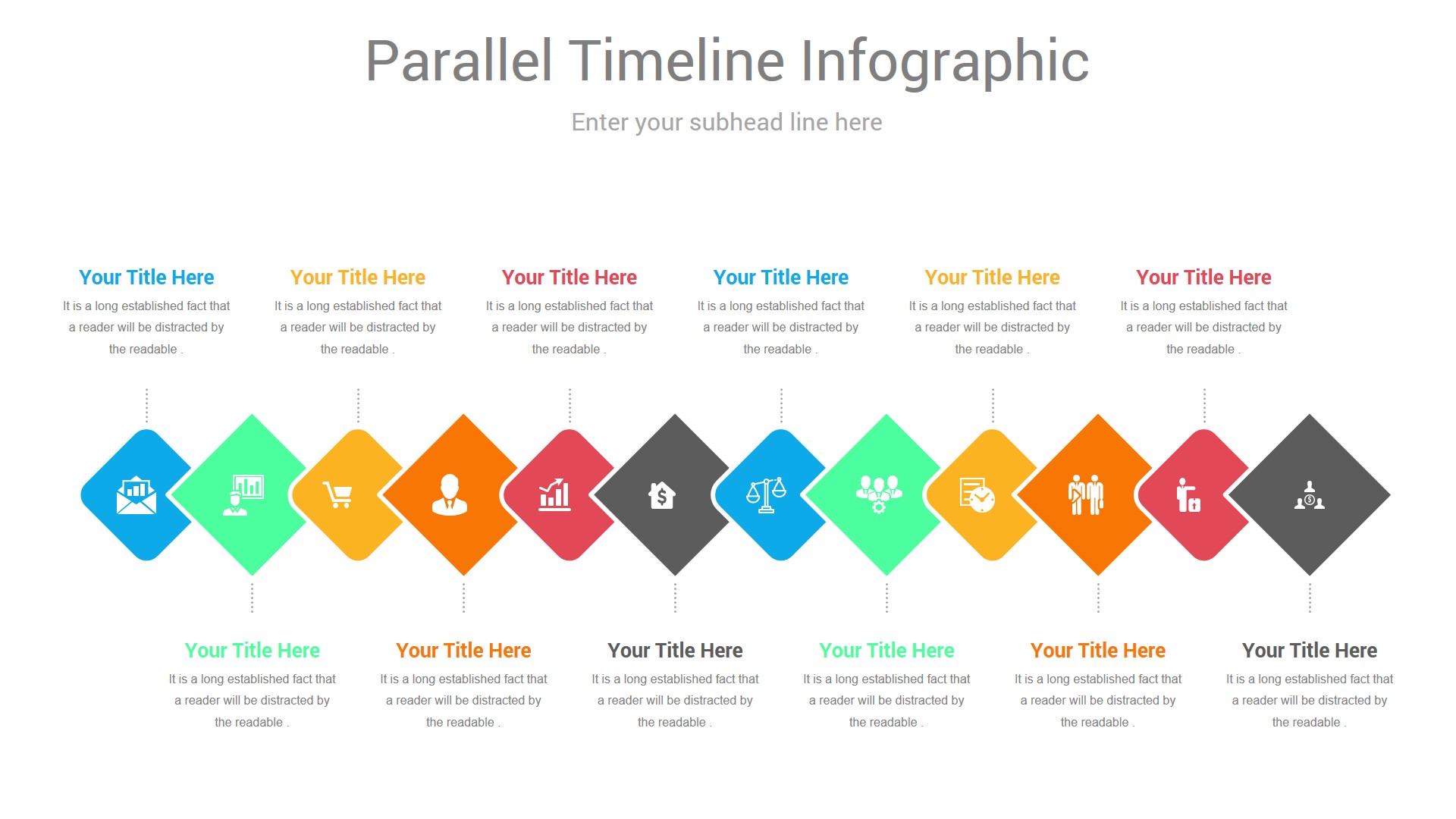 Presentation Timeline Concept For Powerpoint Ciloart