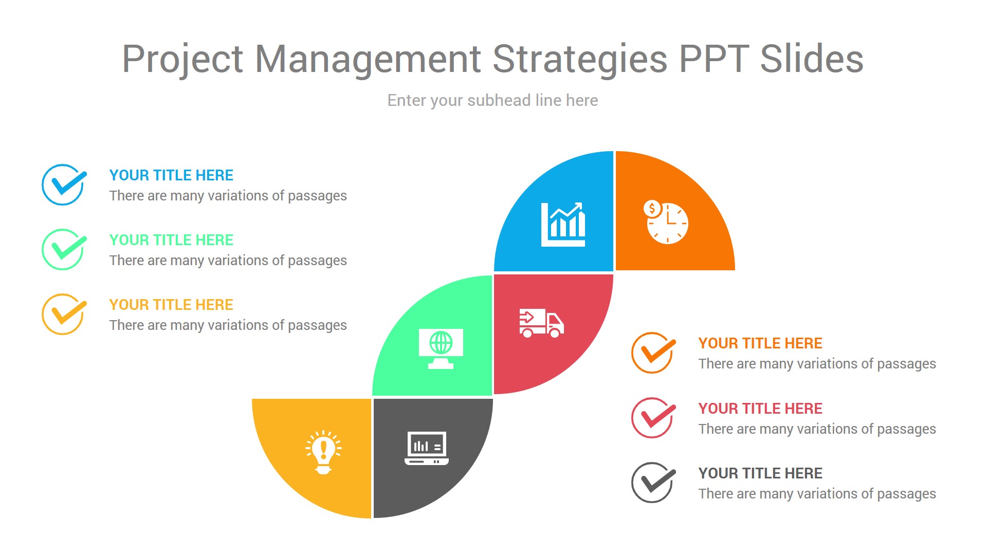 Project Management Strategies PPT Slides