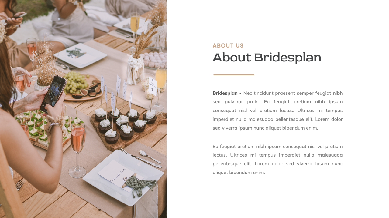 Bridesplan Wedding Planner PowerPoint Template