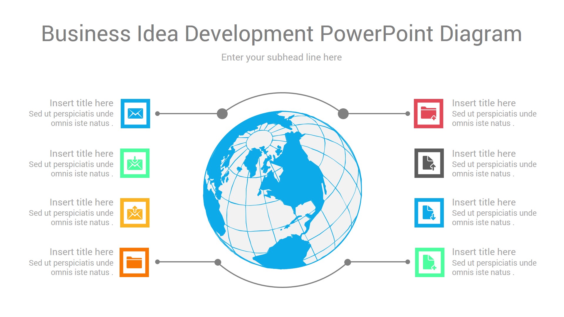 business idea development powerpoint diagram