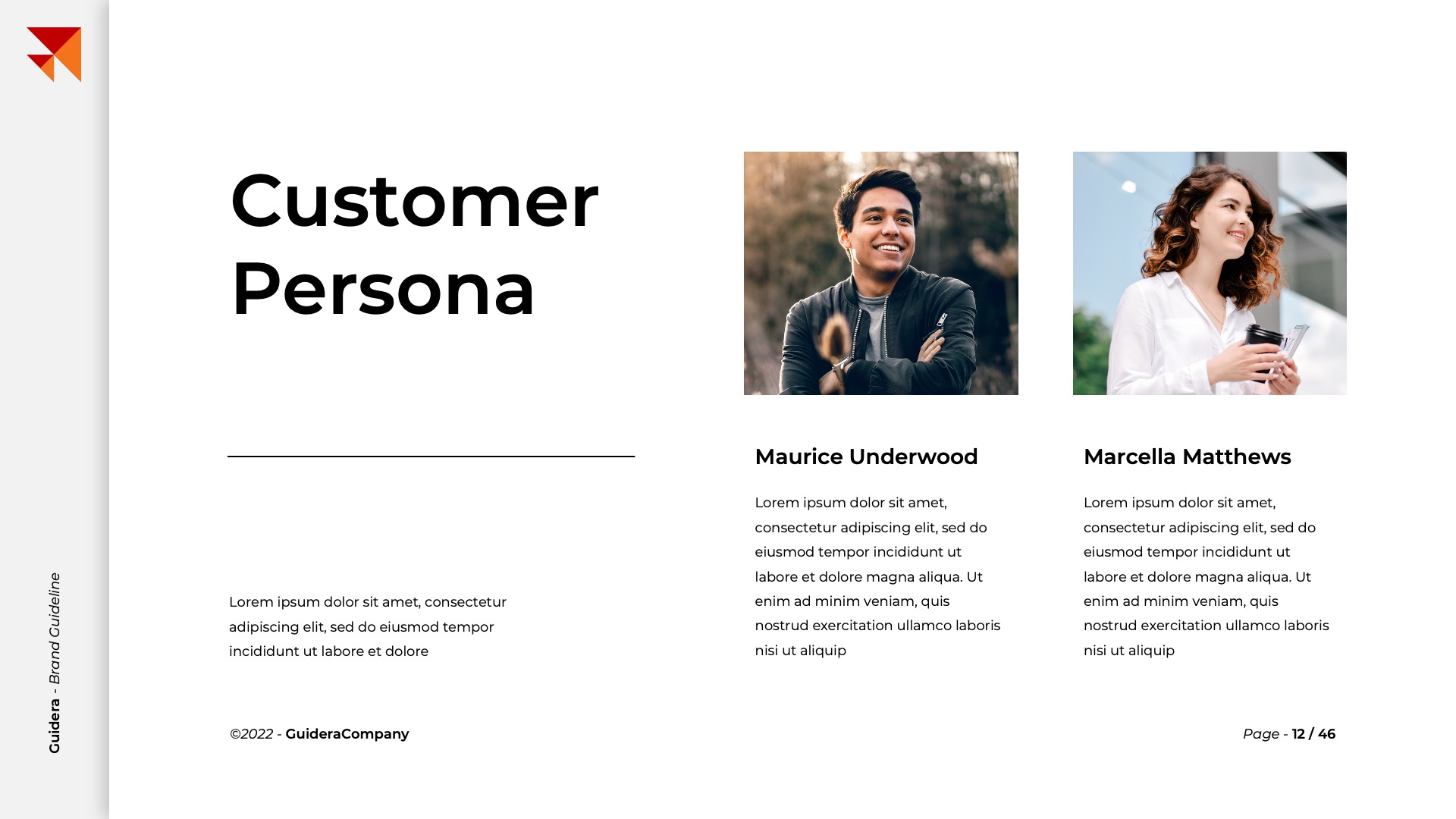 Guidera Brand Manual Guideline PowerPoint Template