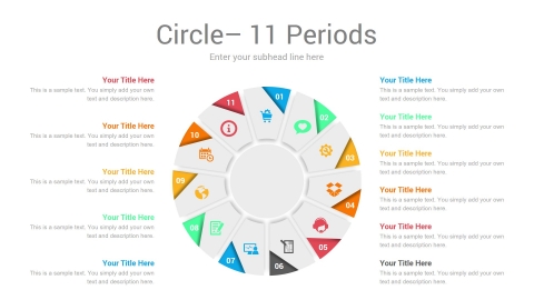 Business Circle Infographic 11 Periods