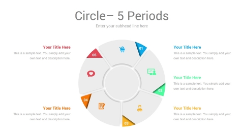 Business Circle Infographic 5 Periods