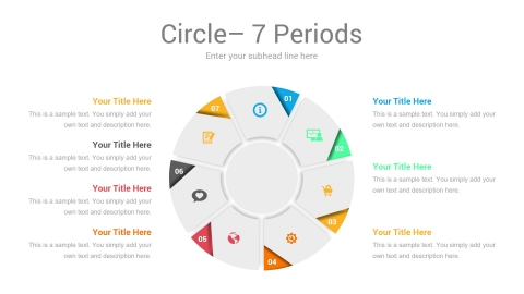 Business Circle Infographic 7 Periods