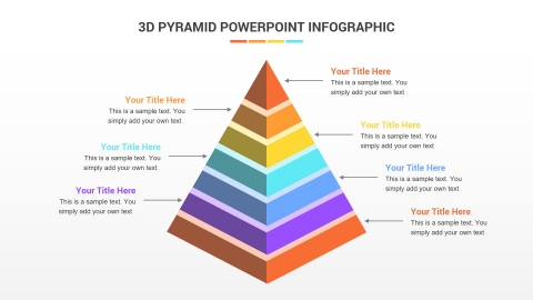 Free 3D Pyramid PowerPoint Infographic