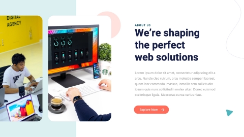 AGENZO Web Design Agency Powerpoint Template