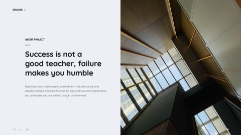 ANALOG Business Presentation Template (PPTX)