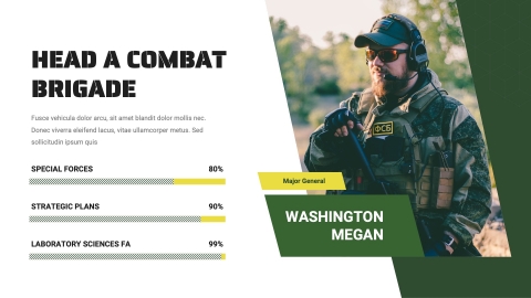 ARMORY Military Education & Training Powerpoint Template