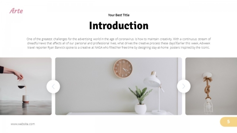 Arte Creative Presentasion Template