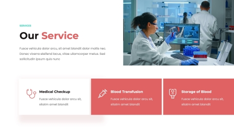 BLODTION Blood Donation Powerpoint Template
