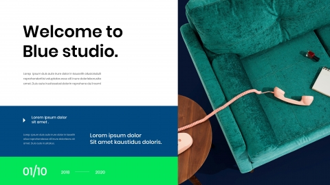 Blue Business PowerPoint Template