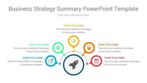 business strategy summary powerpoint template