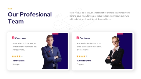 Centrava Data Center & Communication Powerpoint Template
