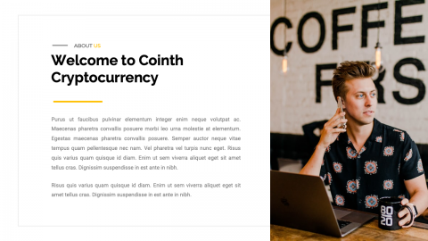 Cointh Cryptocurrency & Blockchain PowerPoint Template