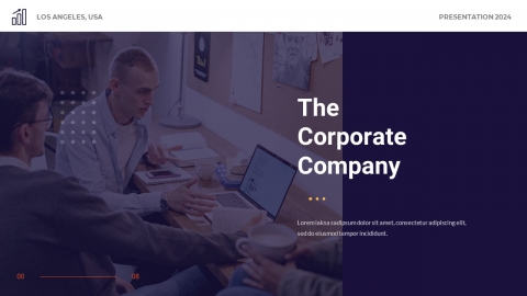 Company Corporation Business Presentation Powerpoint Template