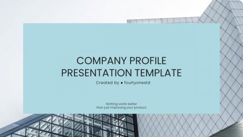 Company Profile Presentation Powerpoint Template