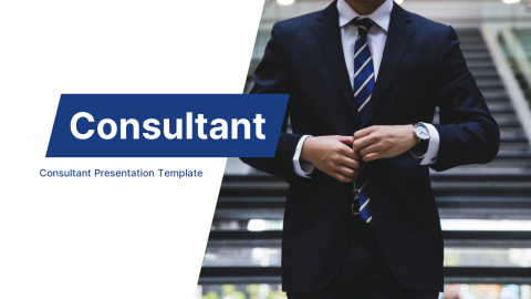 Consultant Finance & Consulting Presentation PowerPoint Template