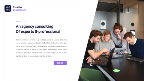 Creadigy Digital Marketing Agency PowerPoint Template