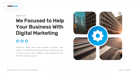 Creatalk Digital Marketing PowerPoint Template