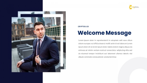 Cryptos Cryptocurrency & Blockchain PowerPoint Template