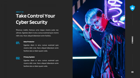 Cybersec Cyber Security PowerPoint Template