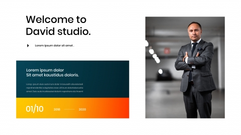 David Business PowerPoint Template