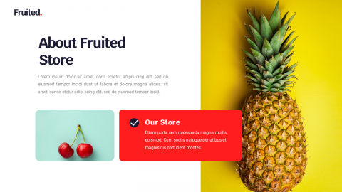 Fruited Fresh Fruit PowerPoint Template