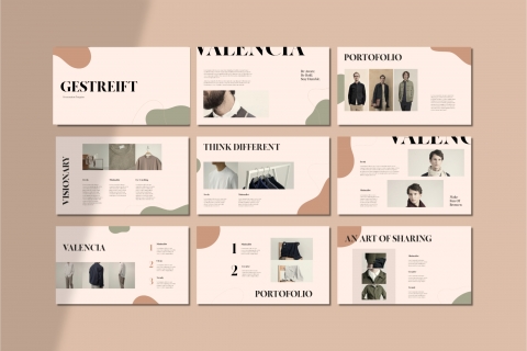 Getstreift Fashion Powerpoint Template