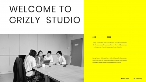 Grizly Business PowerPoint Template