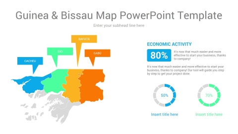 Guinea Bbissau map powerpoint template
