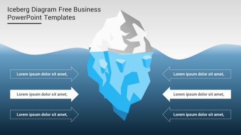 Iceberg Diagram Free Business PowerPoint Templates