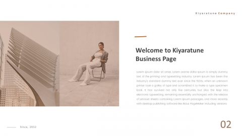 Kiyaratune Business Woman PowerPoint Presentation Template