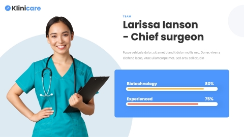 KLINICARE Medical Clinic & Health Care Powerpoint Template