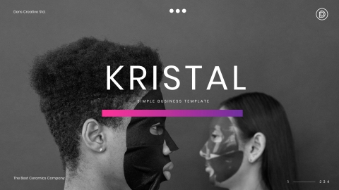 Kristal Business PowerPoint Template