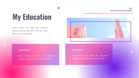 Makenzie CV Resume Powerpoint Template