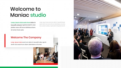 Maniac Business PowerPoint Template