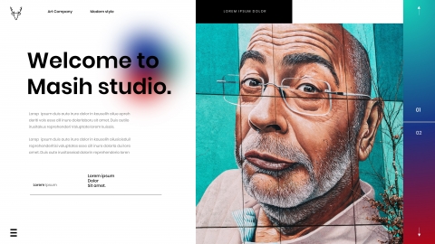 Masih Business PowerPoint Template