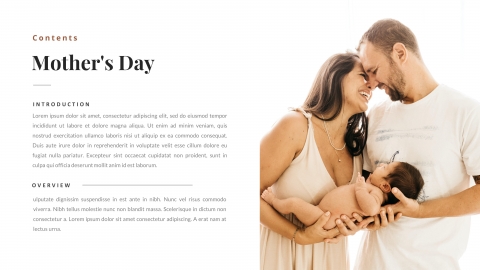 Mothers day Creative Business PowerPoint Template