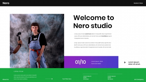 Nero Business PowerPoint Template