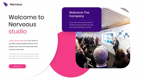 Nervous Business PowerPoint Template