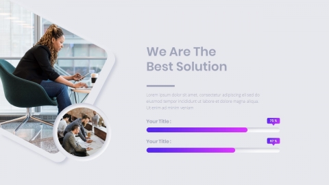 Neumorphic PowerPoint Template 2021