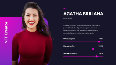 NFT Digital Creative Marketplace PowerPoint Template