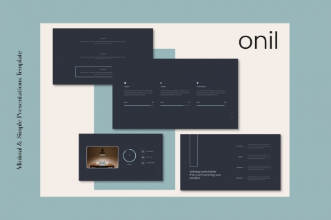 Onil Minimal & Simple Powerpoint Template
