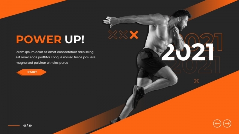 Powerup! Powerpoint Template