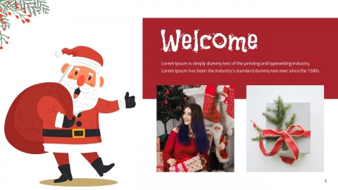 Santave Merry Christmas Powerpoint Template
