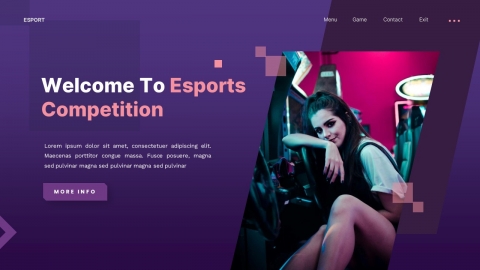 Sparkz Esport & Gaming Powerpoint Template