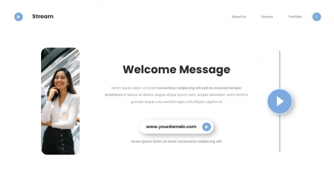 Stream Video Streaming Platform PowerPoint Template